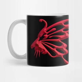 Wolf and butterfly 3d super soft blend drawing cute cool colorful Mug